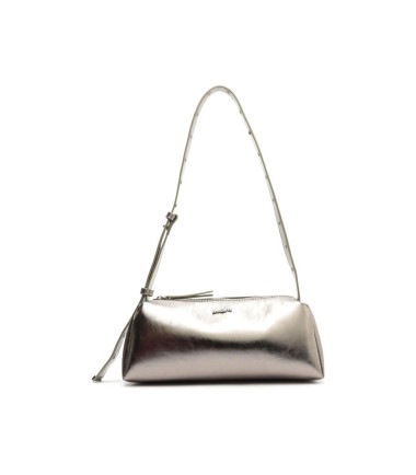 Cartera - Bandolera Mediana - Plateado