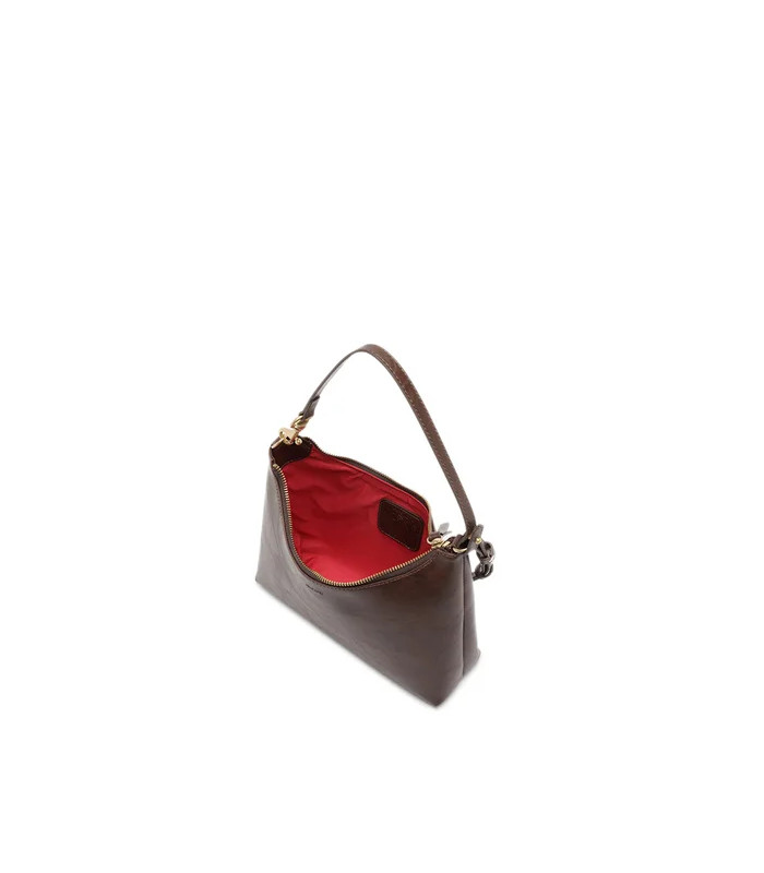 Cartera - Oval Pequeña - Chocolate