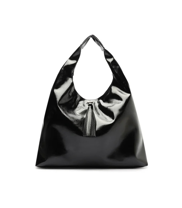 Cartera - Oval Grande - Negro