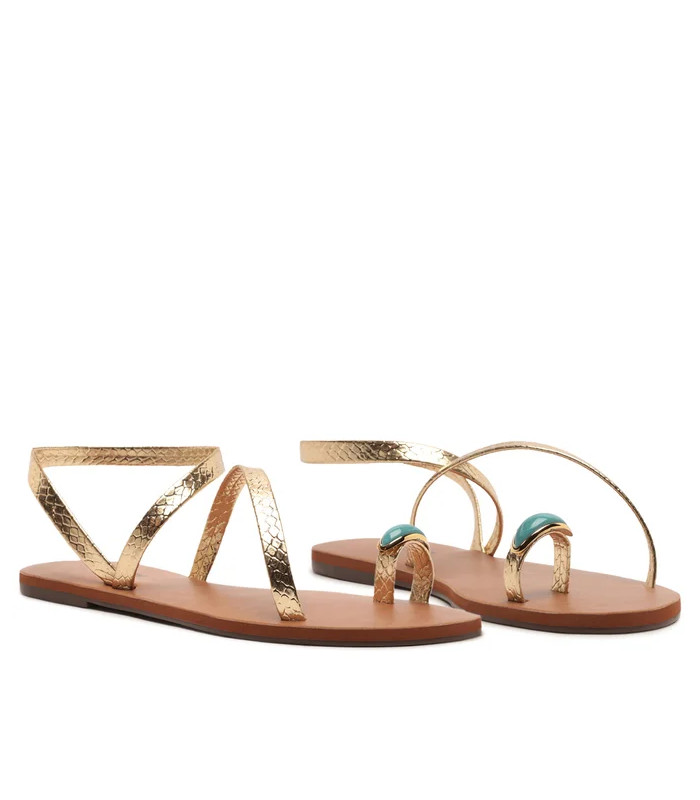 Sandalia - Alba - Dorado