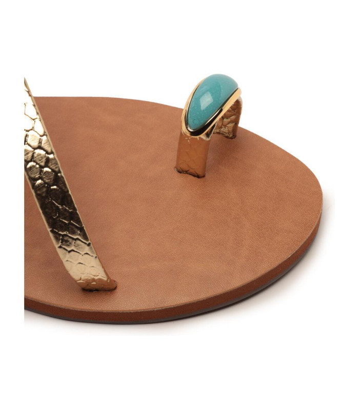 Sandalia - Alba - Dorado