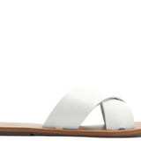 Sandalia de cuero Alba Blanco