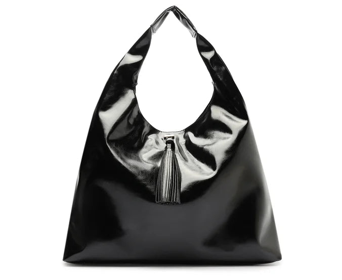 Cartera - Oval Grande - Negro