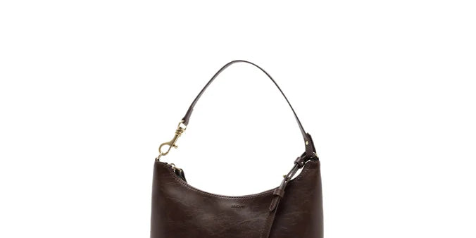 Cartera - Oval Pequeña - Chocolate