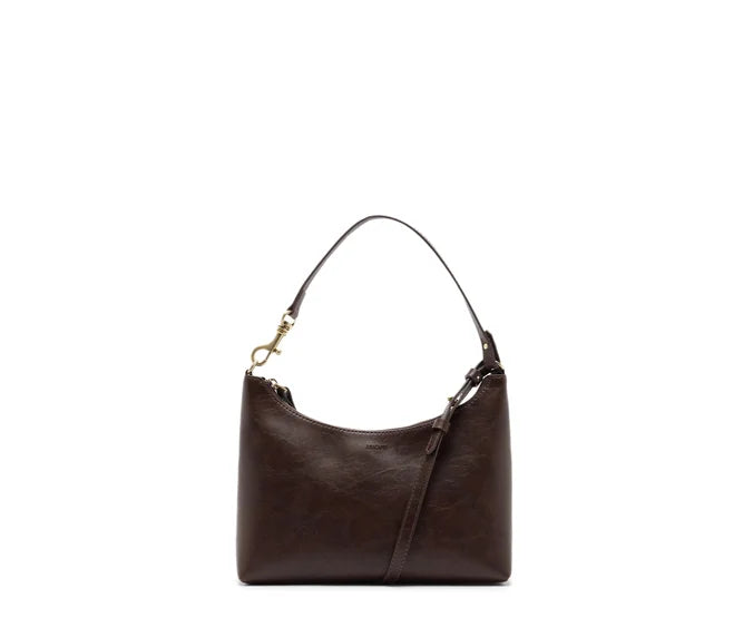 Cartera - Oval Pequeña - Chocolate