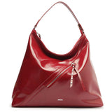 Cartera rojo Oval Grande