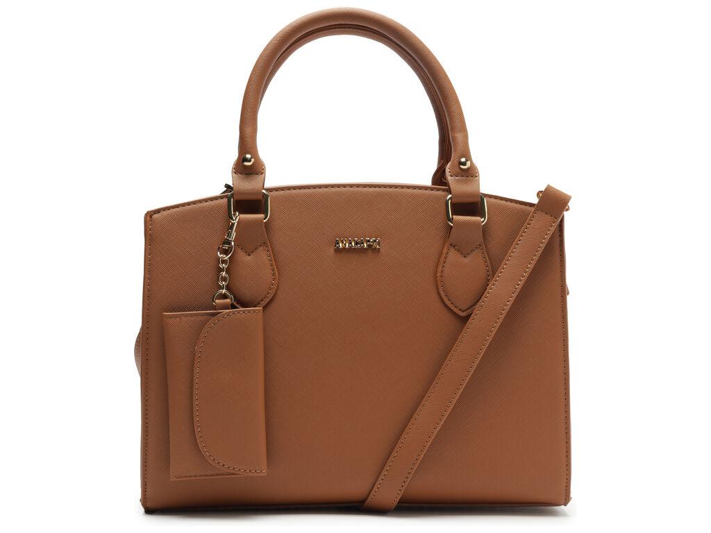 Cartera - Dos Asas Mediana - Cafe