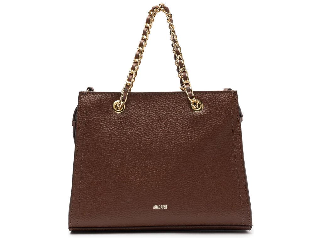 Cartera - Dos Asas Mediana - Chocolate