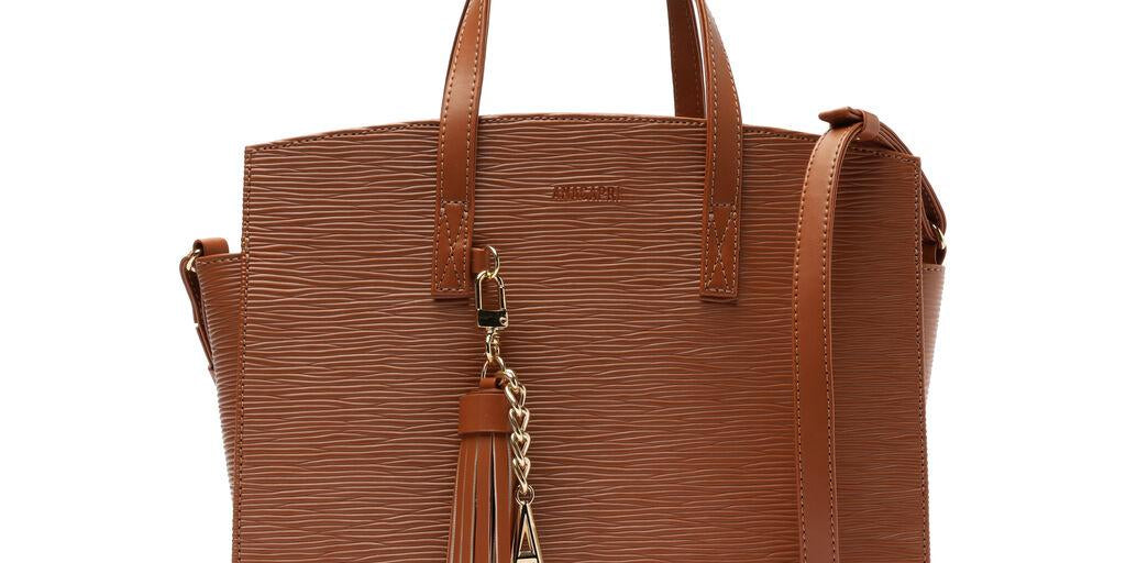 Cartera - Dos Asas Mediana - Cafe