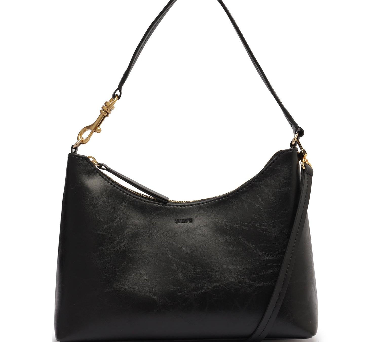 Cartera - Oval Pequeña - Negro