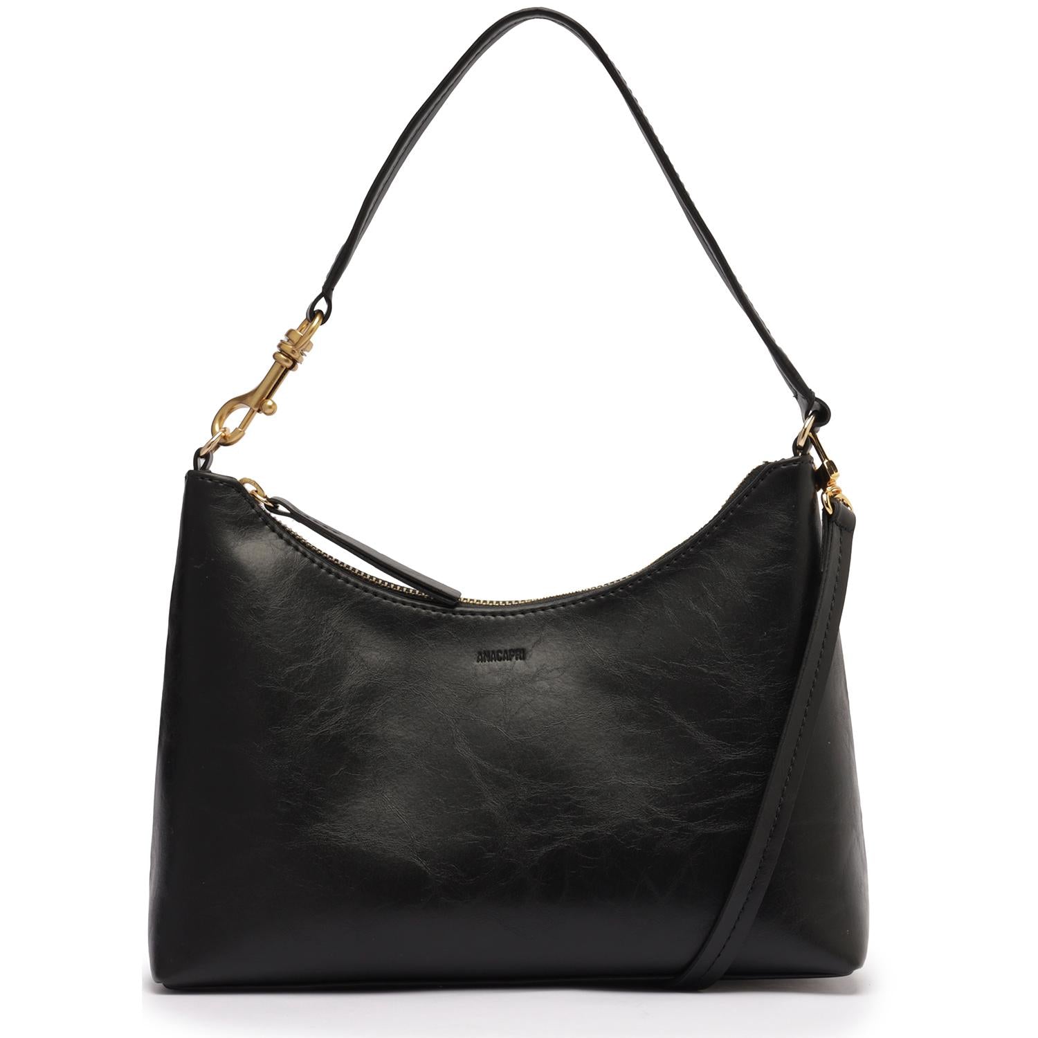 Cartera - Oval Pequeña - Negro