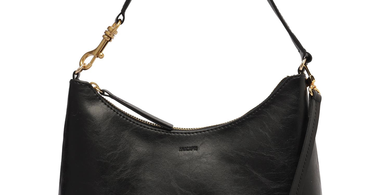 Cartera - Oval Pequeña - Negro