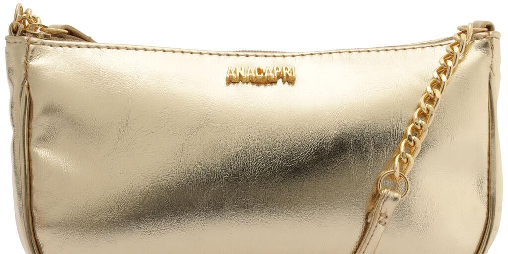 Cartera - Bandolera Mediana - Dorado