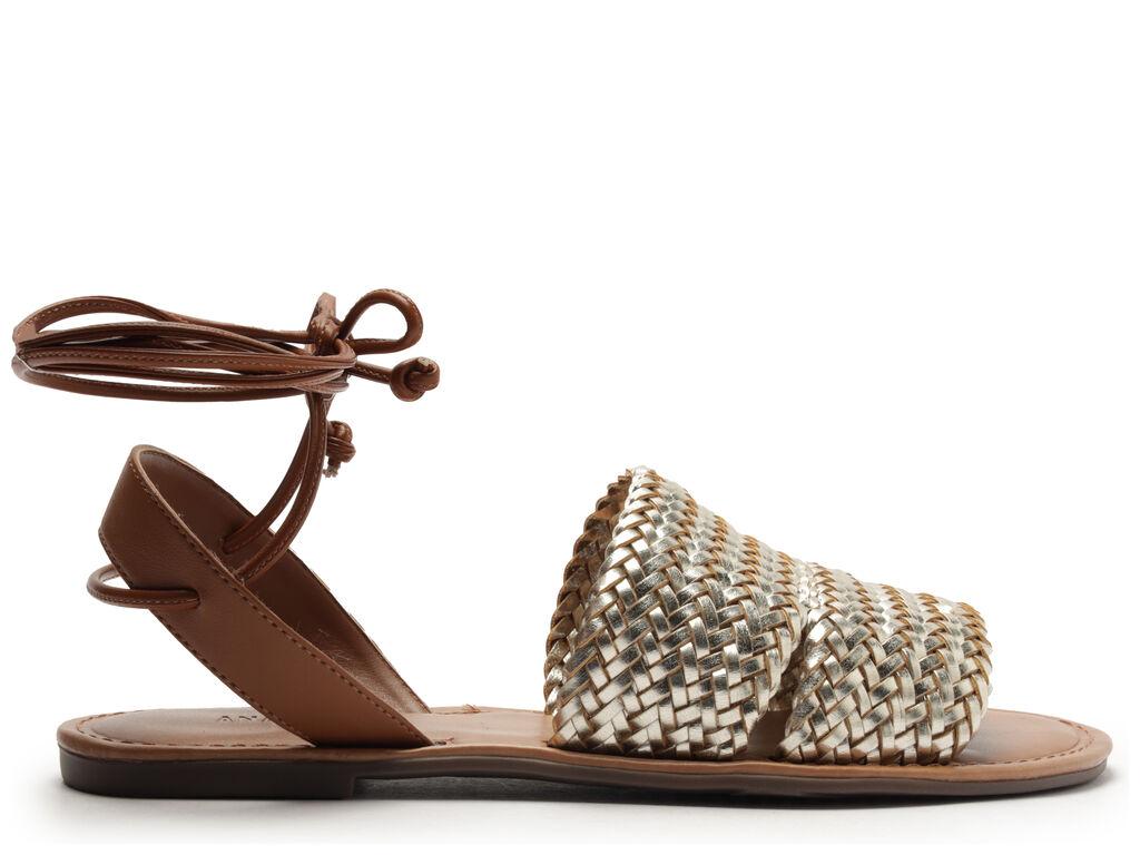 Sandalia - Abril - Dorado