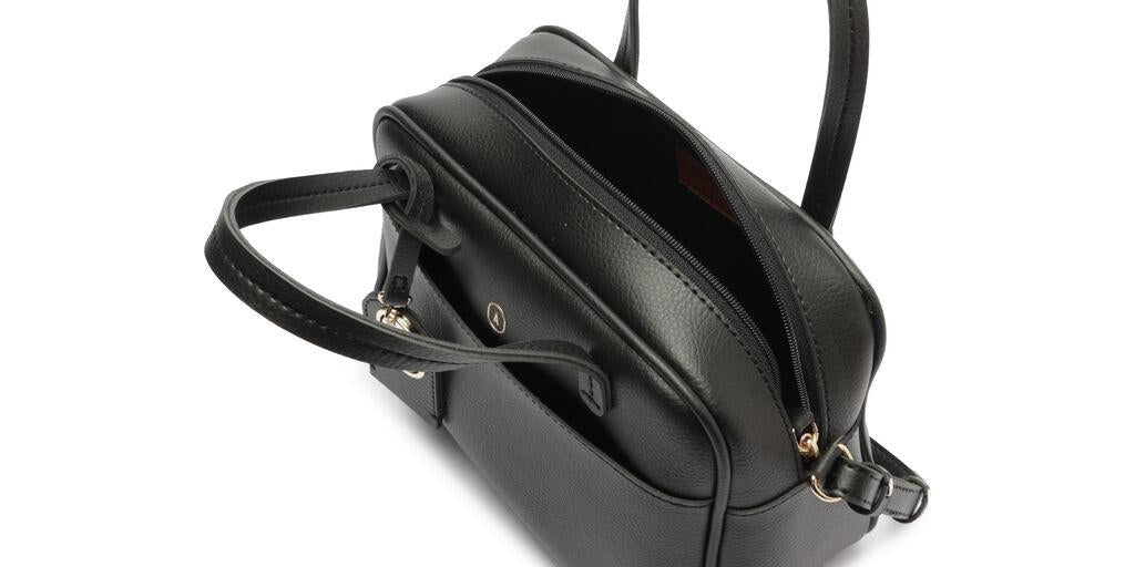 Cartera - Dos Asas Mediana - Negro