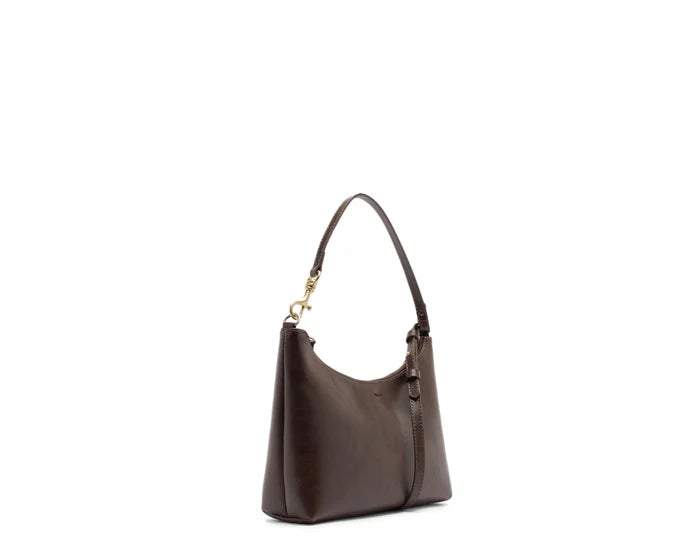 Cartera - Oval Pequeña - Chocolate