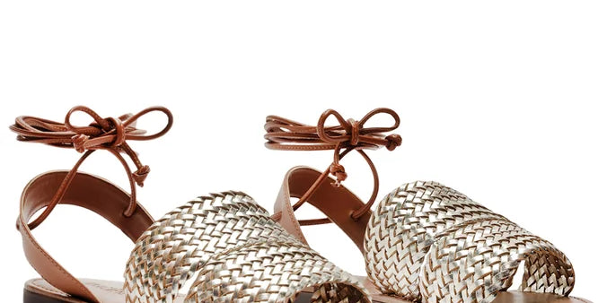 Sandalia - Abril - Dorado