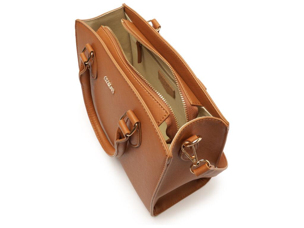 Cartera - Dos Asas Mediana - Cafe
