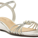 Sandalia Anne Plateado