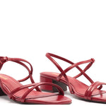 Sandalia - Luna - Rojo