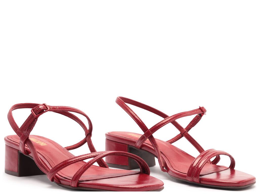 Sandalia - Luna - Rojo