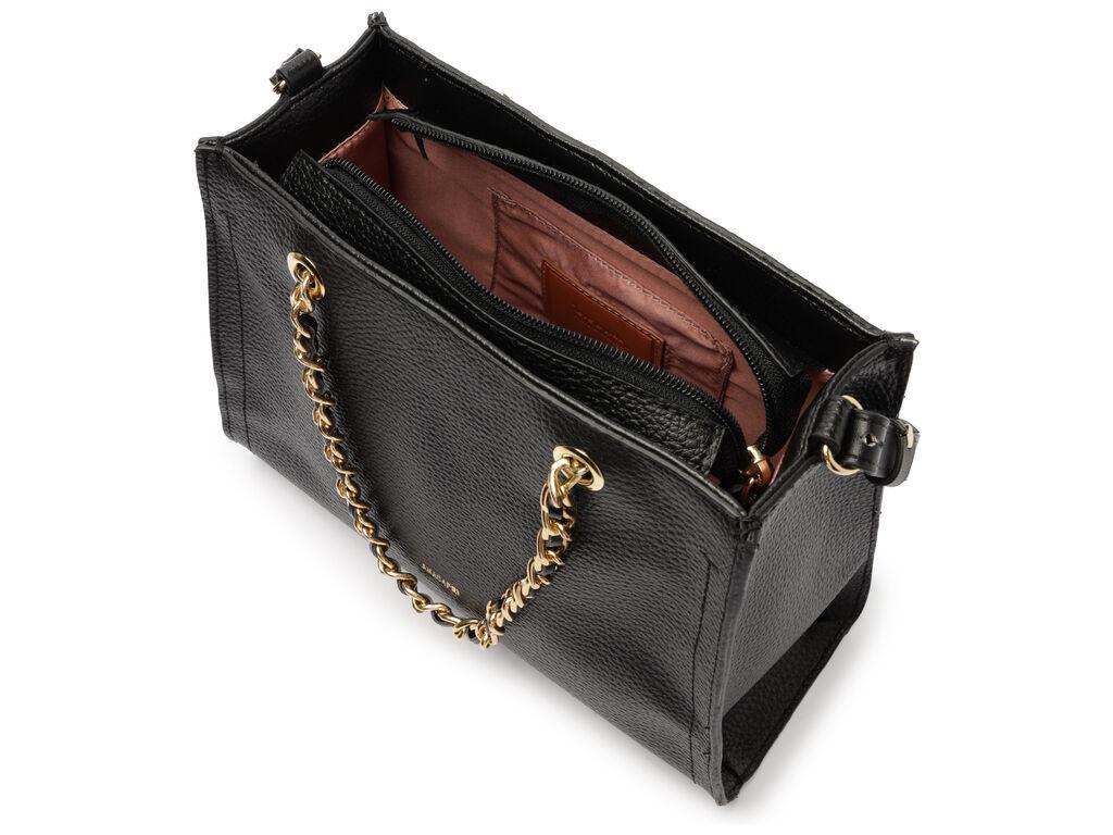 Cartera - Dos Asas Mediana - Negro