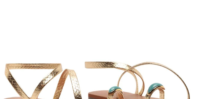 Sandalia - Alba - Dorado