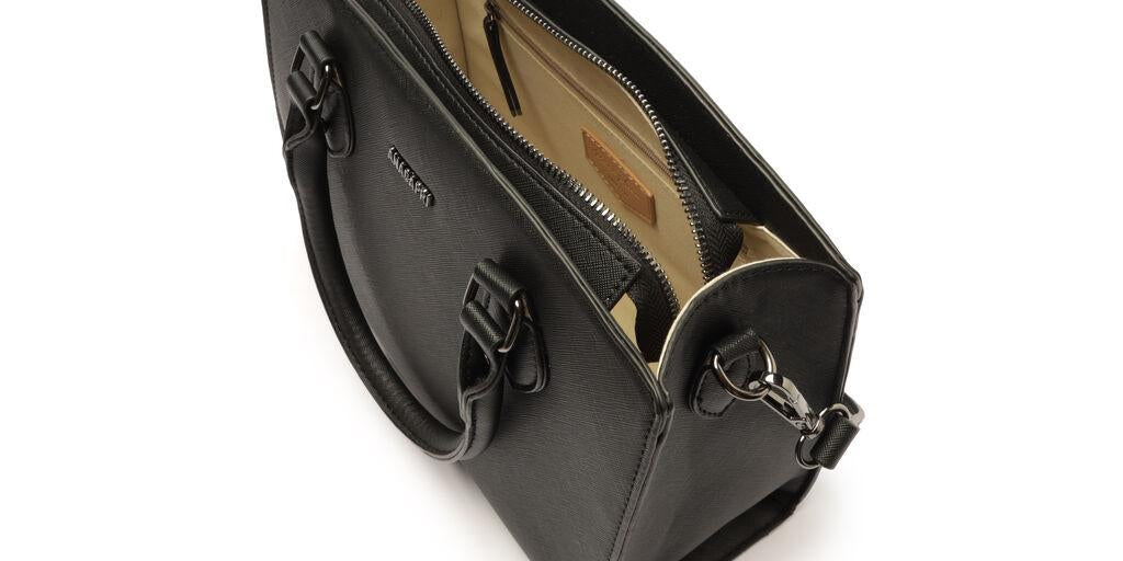 Cartera - Dos Asas Mediana - Negro