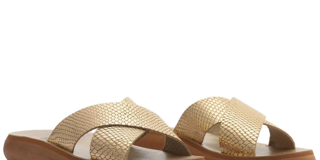 Sandalia - Bianca - Dorado