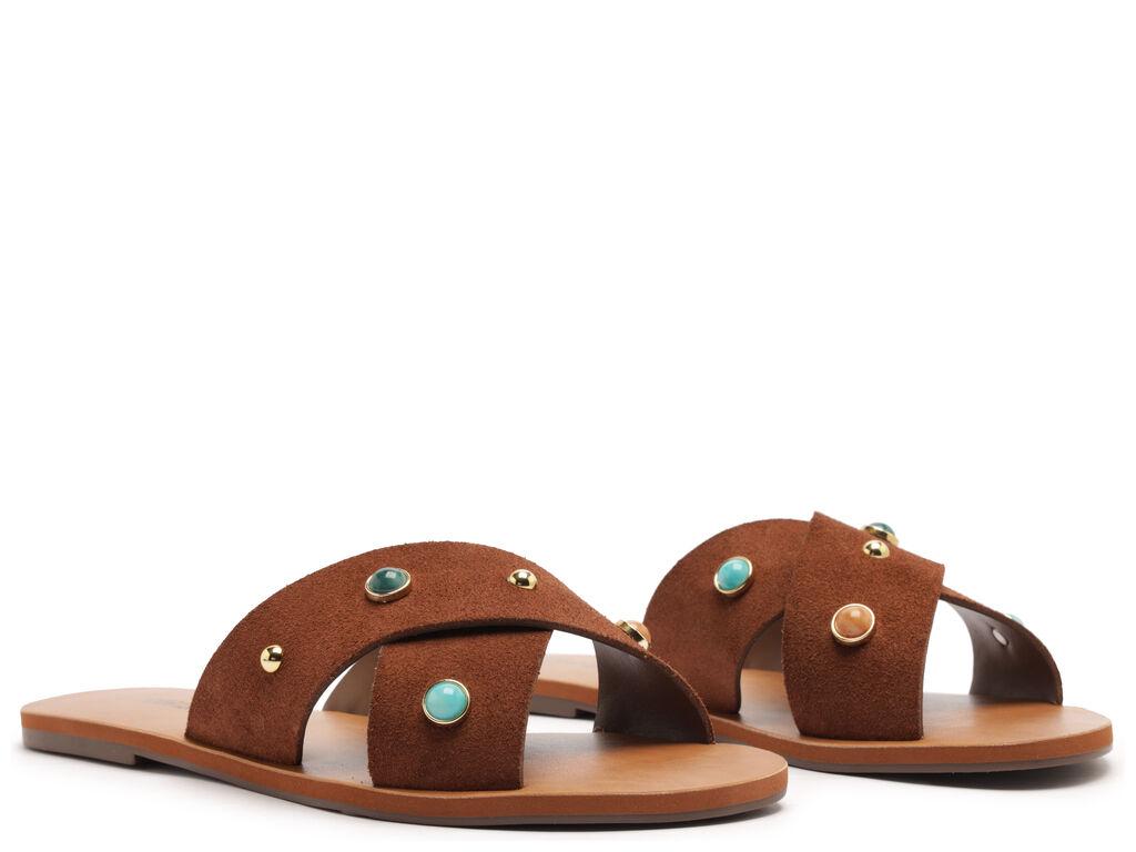 Sandalia - Alba - Chocolate