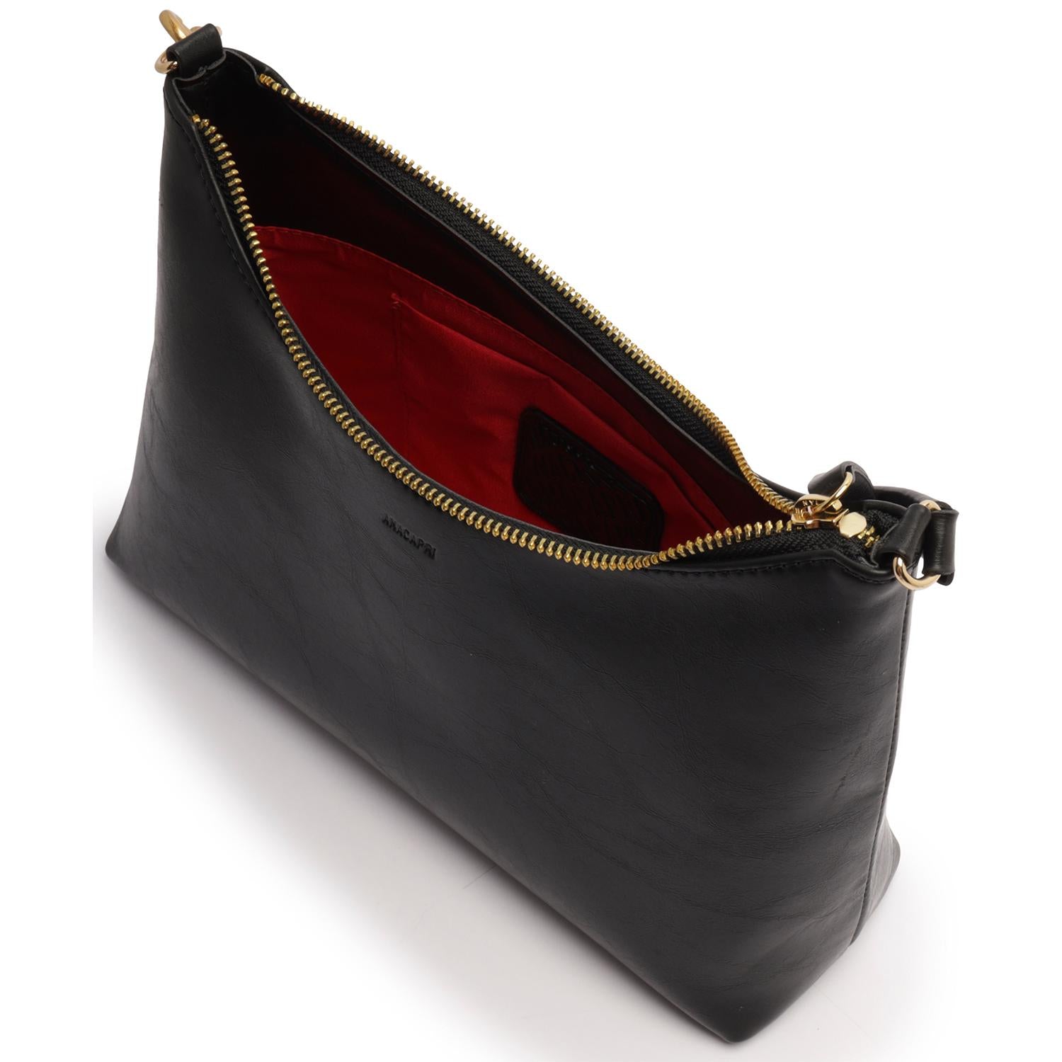 Cartera - Oval Pequeña - Negro