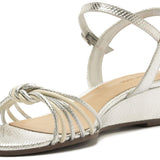 Sandalia Anne Plateado