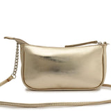 Cartera - Bandolera Mediana - Dorado