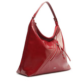 Cartera rojo Oval Grande