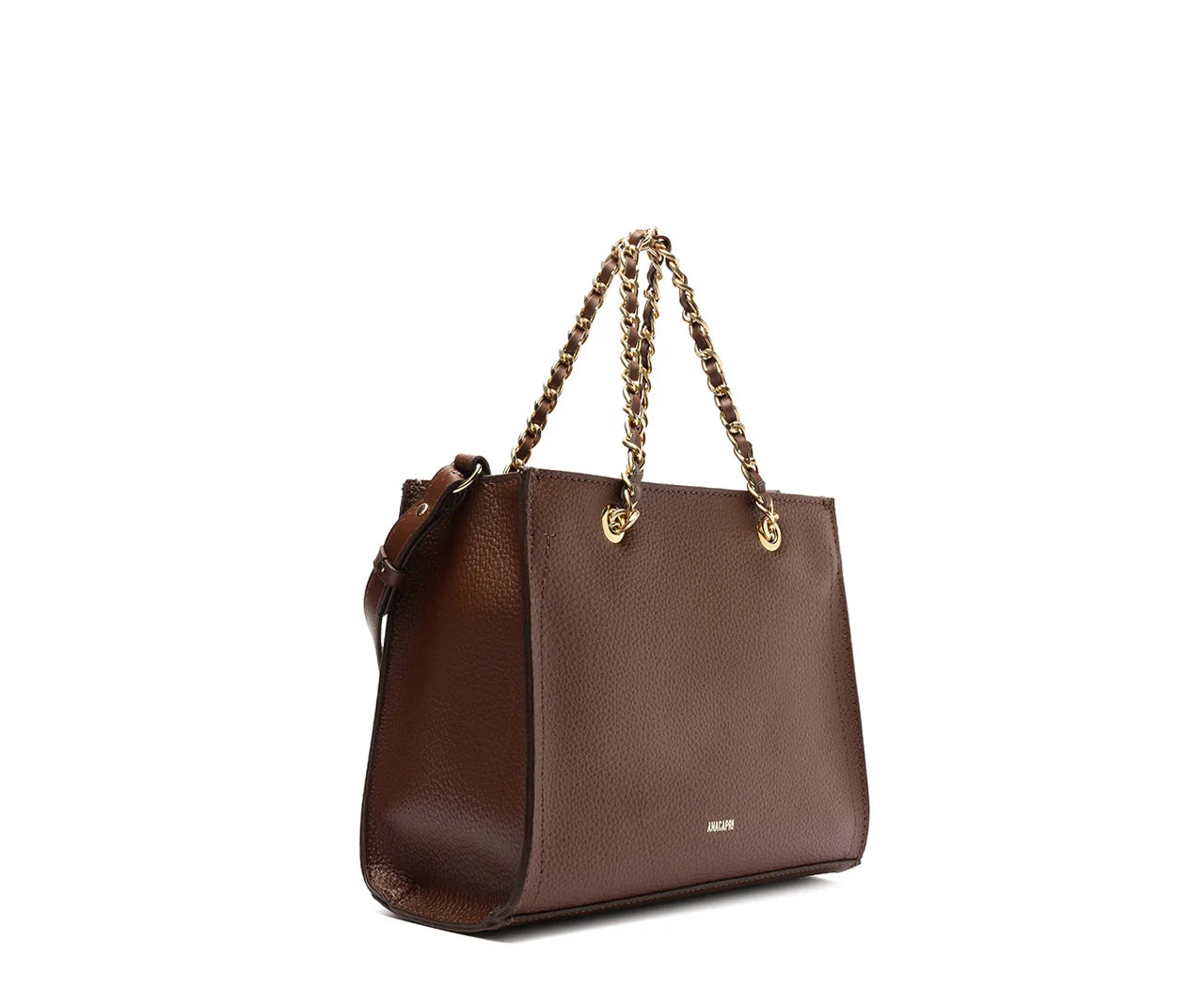 Cartera - Dos Asas Mediana - Chocolate