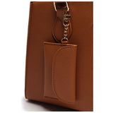 Cartera café Dos Asas Mediana