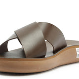 Sandalia de cuero Bianca Chocolate