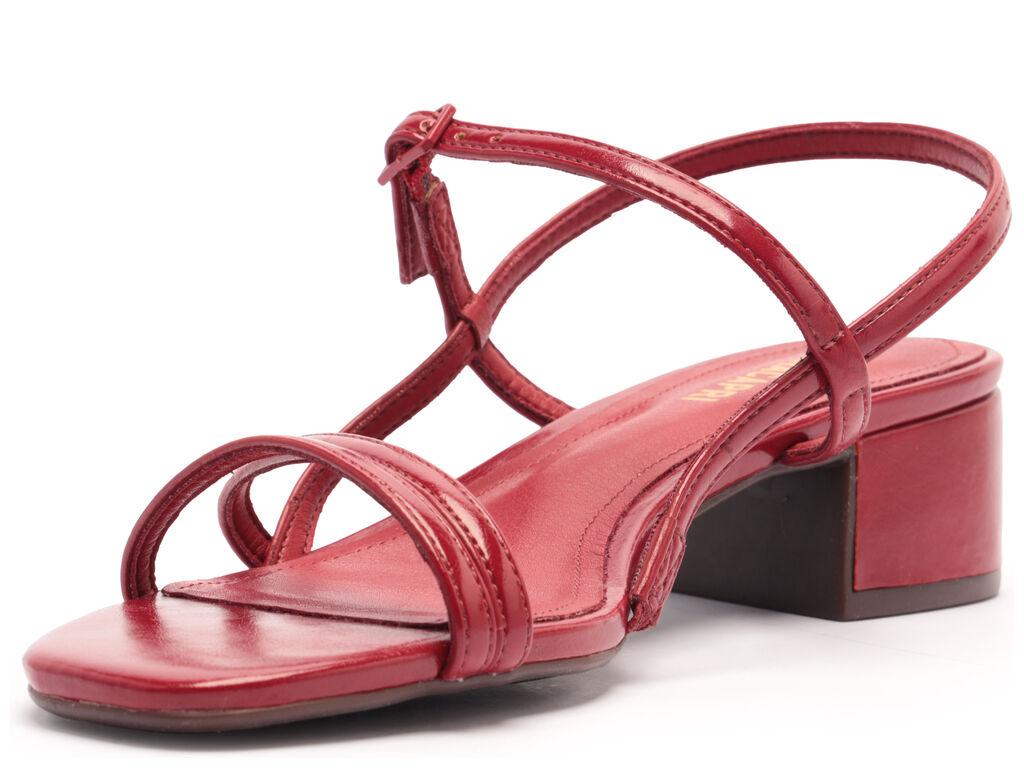 Sandalia - Luna - Rojo