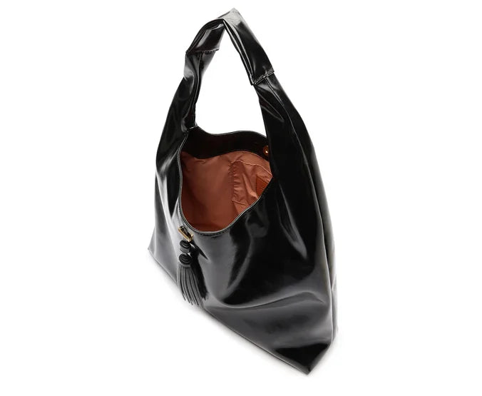 Cartera - Oval Grande - Negro