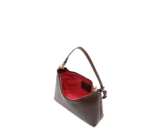 Cartera - Oval Pequeña - Chocolate