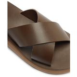 Sandalia de cuero Bianca Chocolate