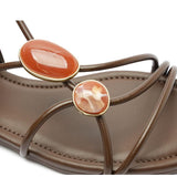 Sandalia - Luz - Chocolate
