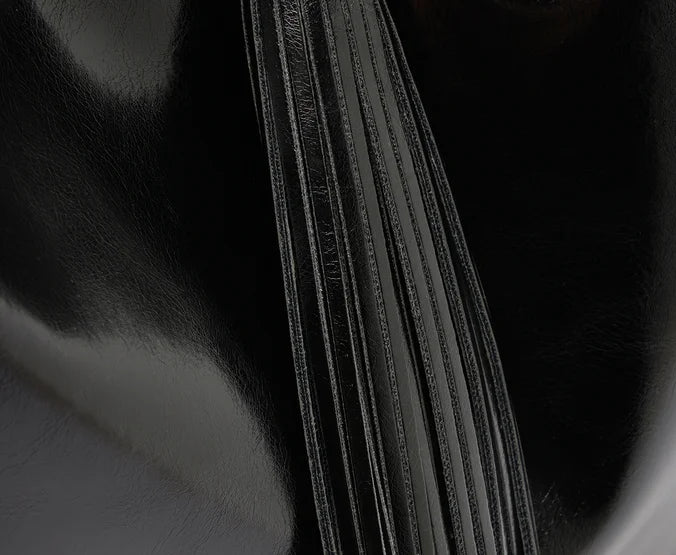 Cartera - Oval Grande - Negro